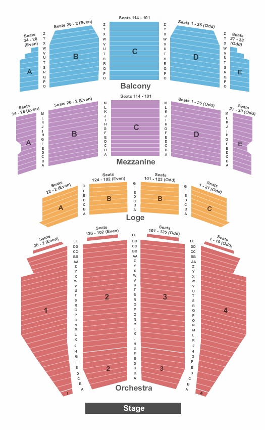 Ohio Theatre Hell's Kitchen Seating Chart